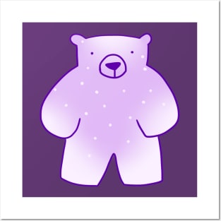 Purple Teddy Bear Posters and Art